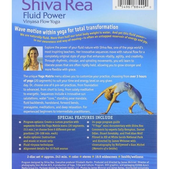 Shiva Rea Fluid Power  2 discs Set - Picture 2 of 4